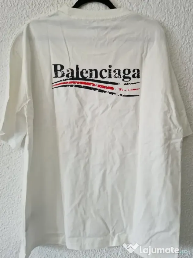 Tricou Balenciaga White Clasic S