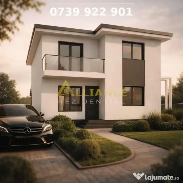 Casa Individuala - 4 camere - 2 bai - 338mp teren