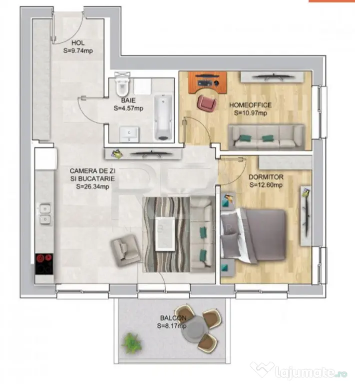 Luxuria Residence | 3 Camere | Investiție cu Chiriaș