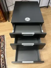 Rollbox/casetiera cu cifru si roti 