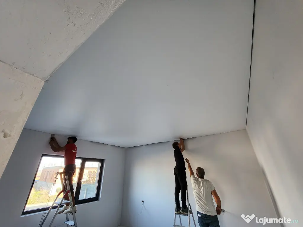 Tavane false decorative din membrană extensibilă la montaj. NOU - livrare acasă