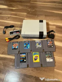 Nintendo NES PAL + 7 jocuri originale |Testată și funcțională