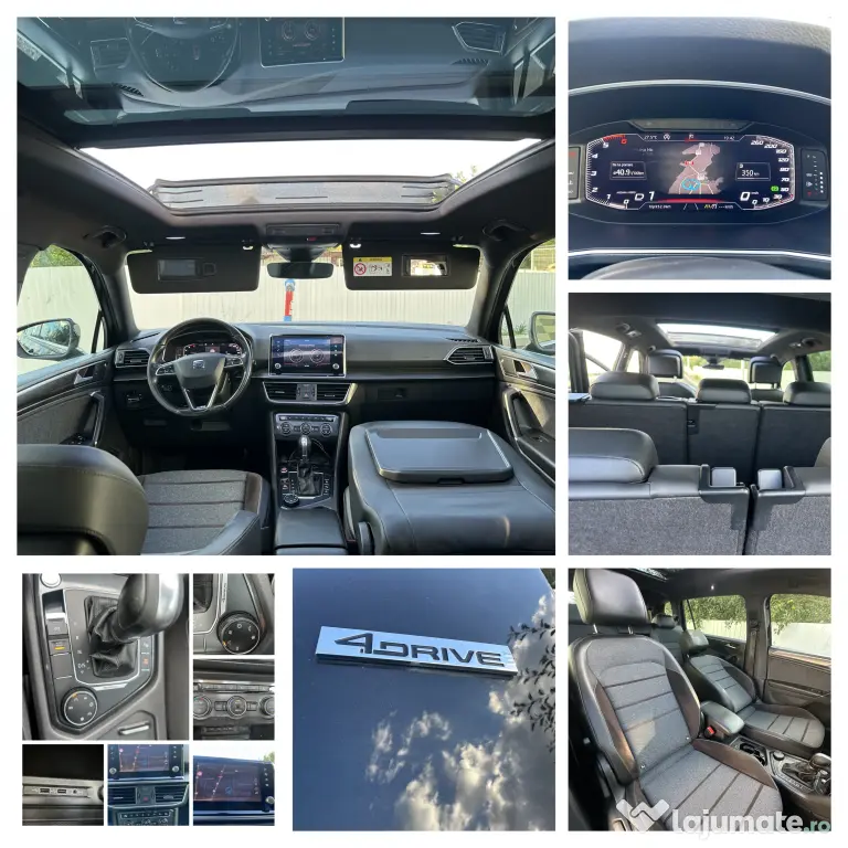 Seat Tarraco*4 Drive*4x4*panoramic*navi*7 locuri*BiXenon*factura*2.0*DSG