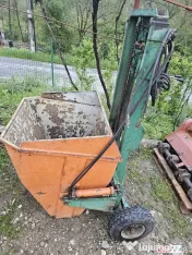 Cărucior hidraulic pentru transport struguri,fructe,legume si cereale