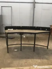 Mobilier gradina, bar, terasa, granit. plexilgas, picioare masa