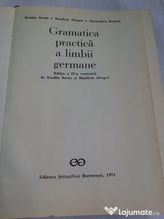 Gramatica limbii germane 1974