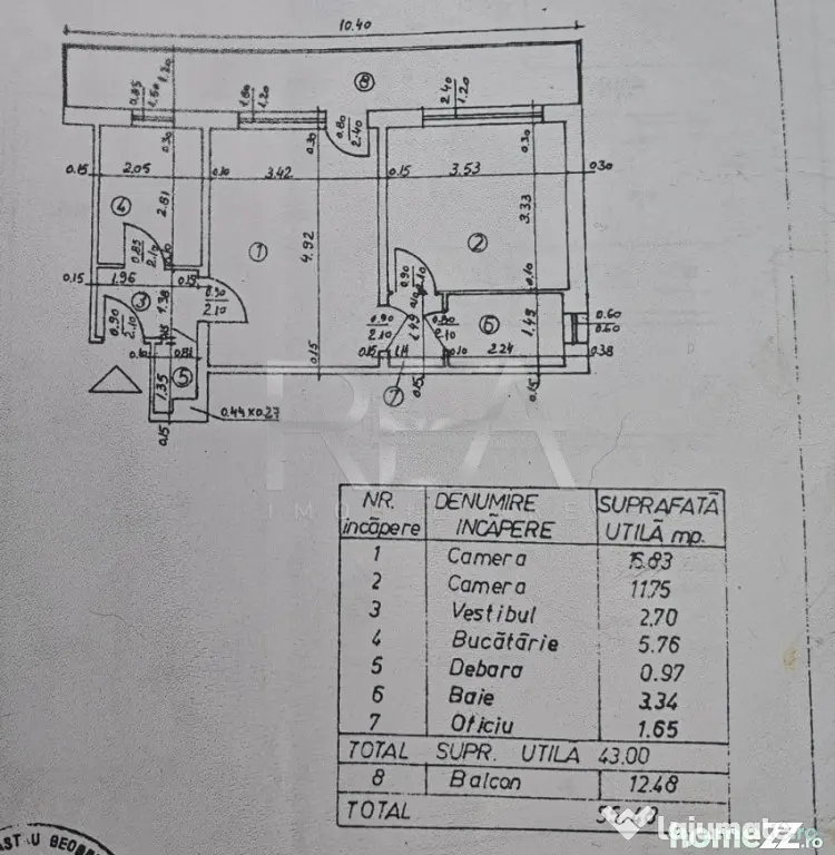2 camere- Etajul 1 din 8 - Nitu Vasile-Brancoveanu - Bucuresti (Bucuresti-Ilfov)