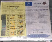 Autocamion Volvo FM 62 RB Schwarzmuller, cu macara hidraulica tip HIAB 