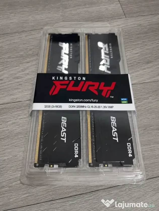 Kingston FURY Beast 32GB (2 x 16GB) DDR4 3200MHz