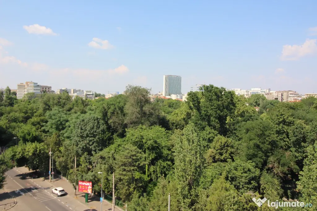 Cișmigiu, vedere parc, garsoneră cu centrală proprie