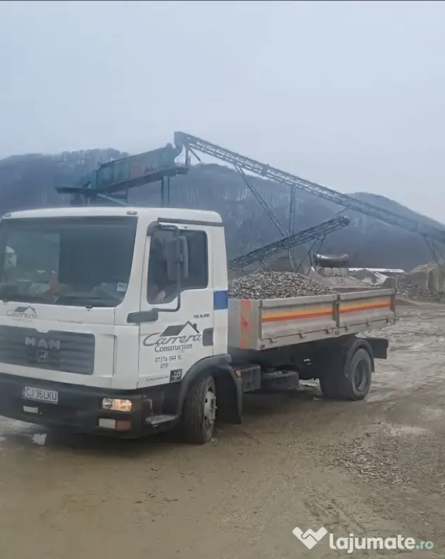 Autoutilitara MAN TGL 7.150, an 2006, Euro 3, servo direcție,basculanta pe spate