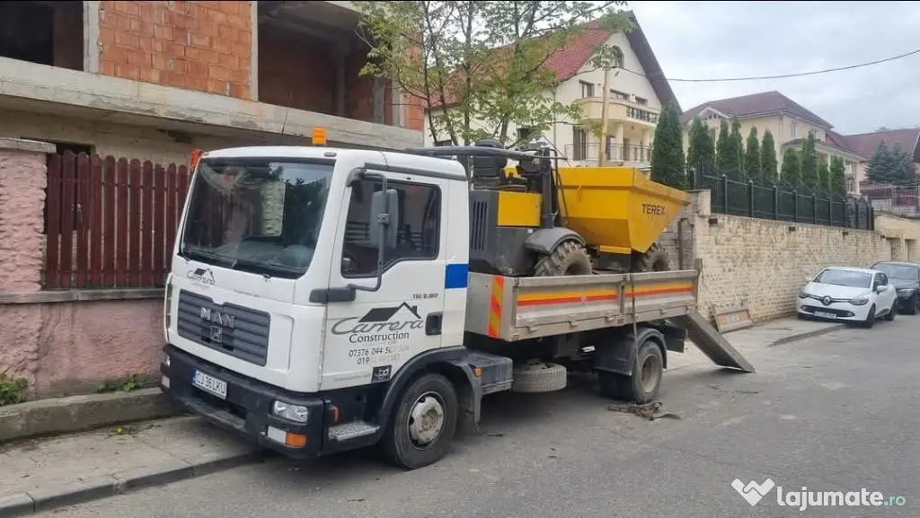 Autoutilitara MAN TGL 7.150, an 2006, Euro 3, servo direcție,basculanta pe spate