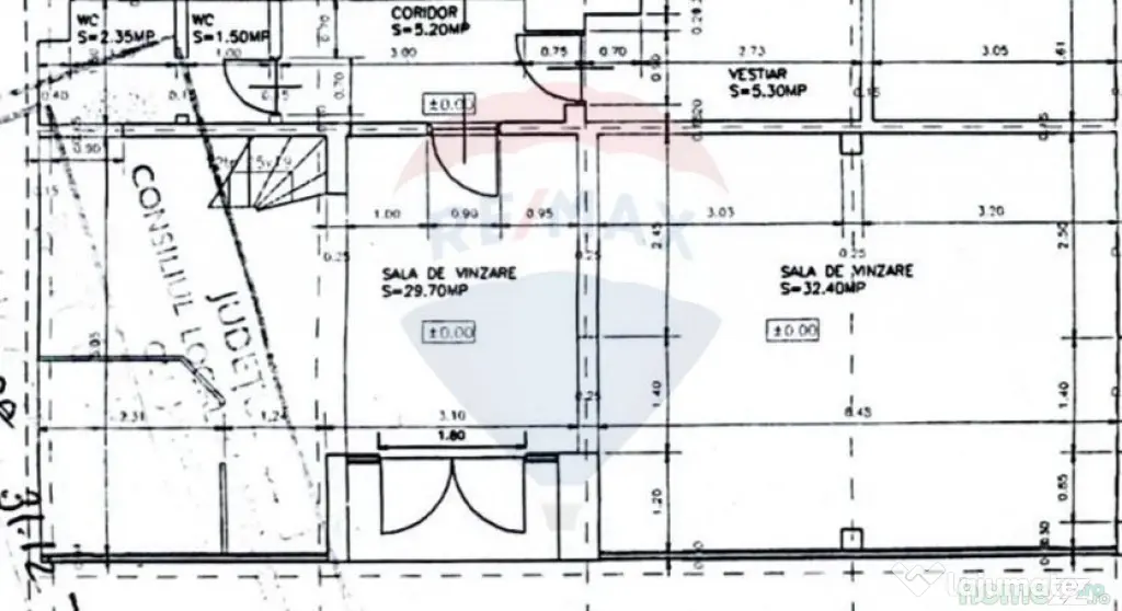 Spațiu comercial de 85mp de închiriat în zona Marasti