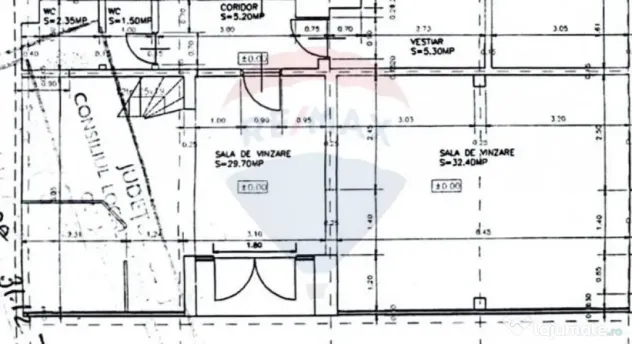 Spațiu comercial de 85mp de închiriat în zona Marasti
