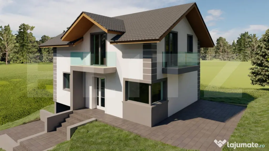 Casă individuală premium | 180 mp utili | Teren 420 mp - C