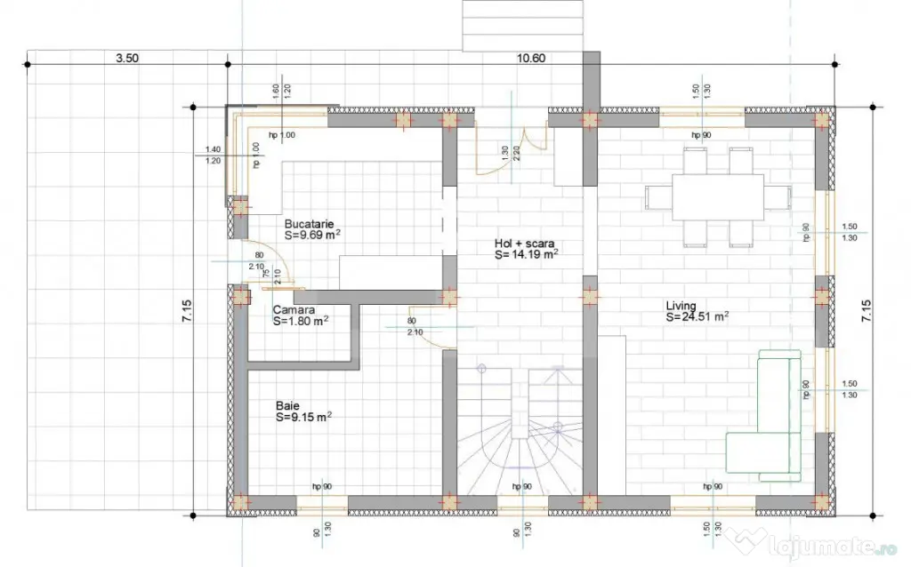 Casă individuală premium | 180 mp utili | Teren 420 mp - C