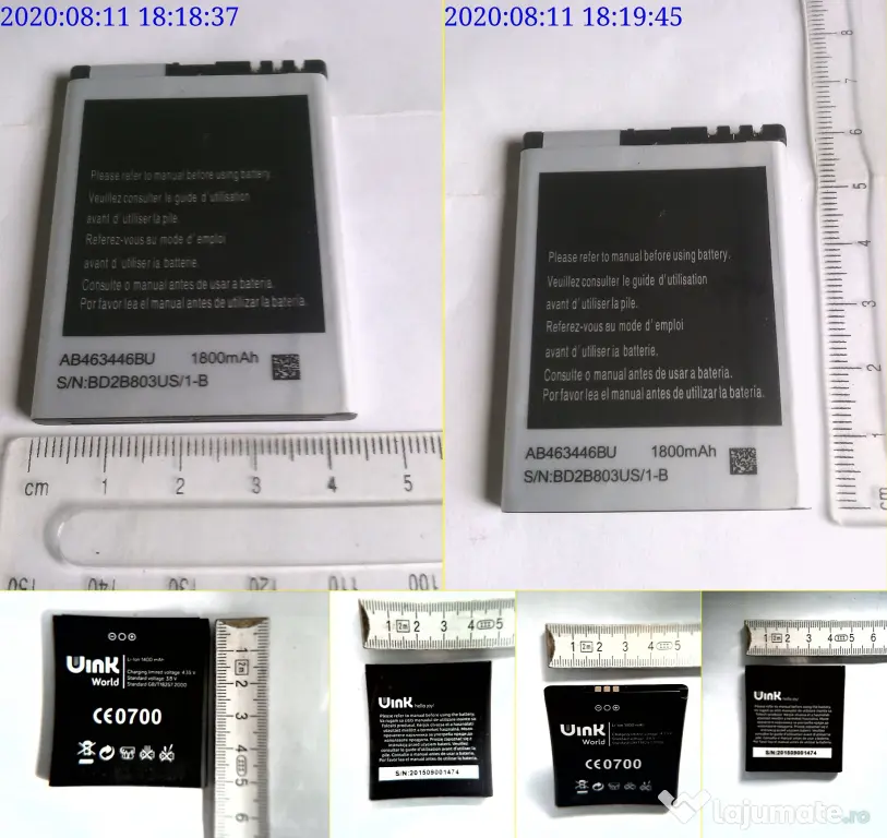 Acumulator telefon 1800mAh - Schimb