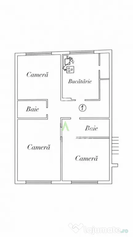 3 camere decomandat | 2 bai | 70 mp | Mărăști/BRD/The Off