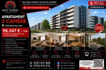 Apartament Nou 2 Camere | Încălzire în Pardoseală | Parc