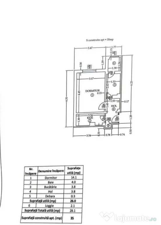 Garsonieră decomandată renovată complect (mobilată+utilată ) 9 mai,0769246269