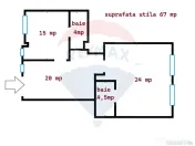 Inchiriere apartament, 3 camere, Brașov, ultracentral, B...