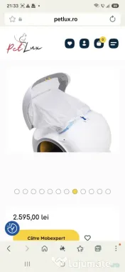 Litieră pisici automată petlux nouă, premium. 