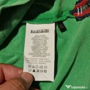 Tricou polo Napapijri verde bărbați XL 