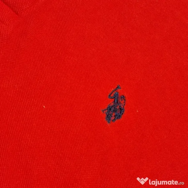 U.S. Polo Assn. Tricou Polo Roșu Bărbați XXL Ca și Nou Original