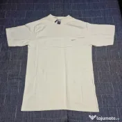 Tricou Nike S crem bărbați nou fără etichetă logo brodat 