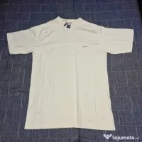 Tricou Nike S crem bărbați nou fără etichetă logo brodat 