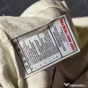 Tricou Nike S crem bărbați nou fără etichetă logo brodat 