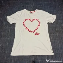 Tricou Hugo Vintage Lovers Club Alb Unisex Mărimea S