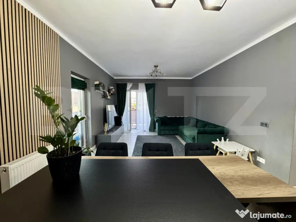 Vand apartament 3 camere - 81 mp - etaj 1 + loc de parcare -