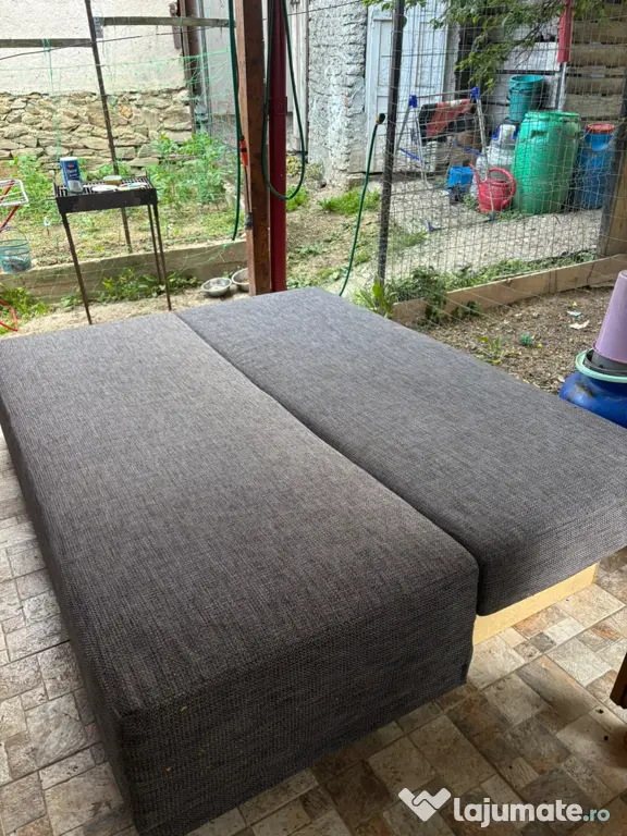 Canapea albastru închis