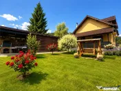 Refugiu pretios:jacuzzi, lemn masiv,2.000 mp teren,4 dormito 