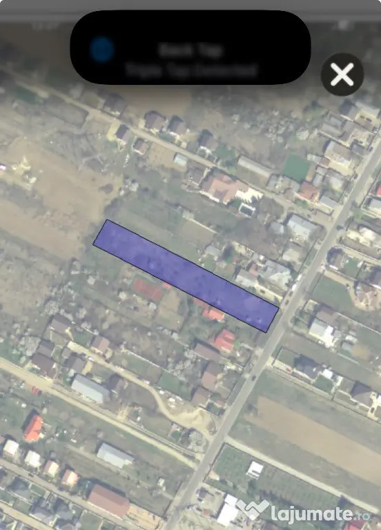 Teren intravilan 1.484 mp Bacu, utilități, posibilitate 4 loturi 371 m