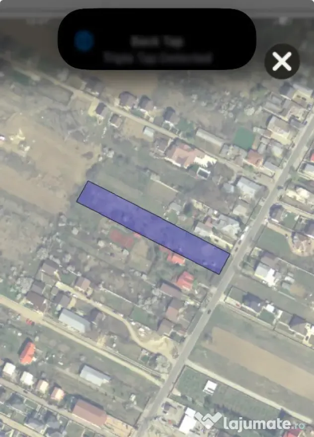 Teren intravilan 1.484 mp Bacu, utilități, posibilitate 4 loturi 371 m