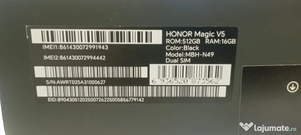 HONOR Magic v5 nefolosit