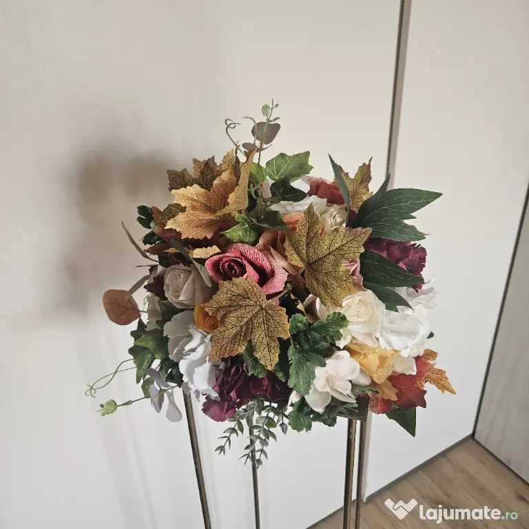 Decor în culori de toamna pentru arcada sau photo corner