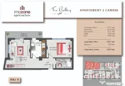 Prelungirea Ghencea | 2 camere | 62.59 mp | Etaj 3 | Fina... 