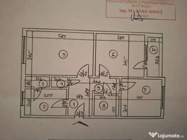 Apartament 3 camere Dristor centrala proprie comision 0%