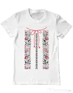 Tricou ADLER barbat Etno 1 Alb