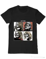 Tricou ADLER barbat Let it be Negru