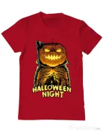 Tricou ADLER barbat Jack o lantern Rosu