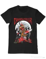 Tricou ADLER barbat Chainsaw killer Negru