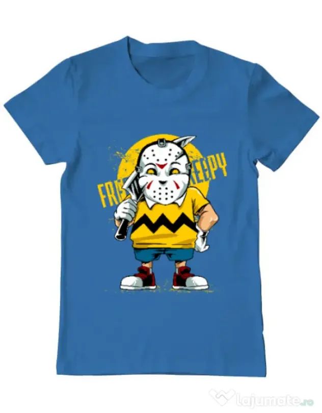 Tricou ADLER barbat Bad boy Albastru azuriu