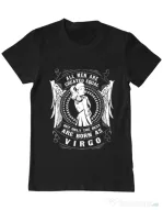 Tricou ADLER barbat The best men are born as Virgo Negru