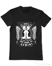 Tricou ADLER barbat The best women are born as Gemini Negru
