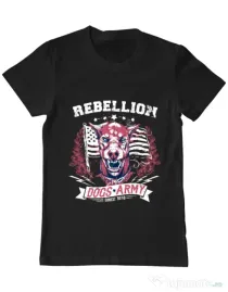 Tricou ADLER barbat Rebellion Negru