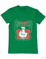 Tricou ADLER barbat Ahoy sailor Verde mediu
